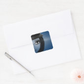 Pixie Vierkante Sticker (Envelop)