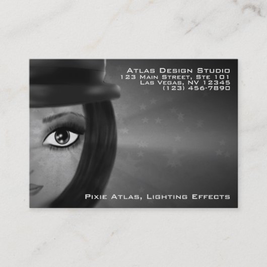 Pixie Visitekaartje Afsprakenkaartje (Voorkant)