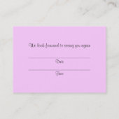 Pixie Visitekaartje Afsprakenkaartje (Achterkant)