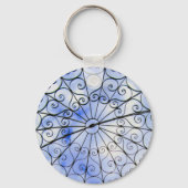 Pixie Wereldbol - Gazebo Sky Sleutelhanger (Voorkant)