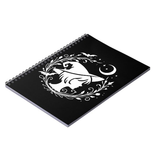 Pixie Witch Wiccan toverheksen Halloween Notitieboek (Linkerzijde)