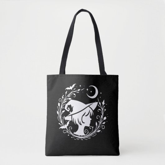 Pixie Witch Wiccan toverheksen Halloween Tote Bag (Voorkant)