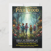 Pixie Wood Magische Verjaardagsfeestje Kaart (Voorkant)