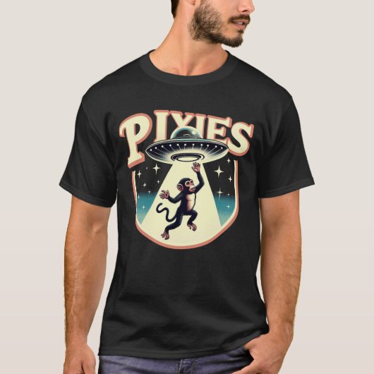 Pixies - Deze aap is naar de ruimte gegaan T-shirt (Voorkant)