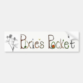 Pixie's Pocket Logo Bumpersticker