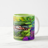 Pixies Rainbow Two-Tone Coffee Mok (Voorkant rechts)