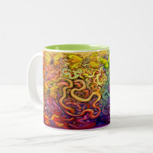 Pixies Rainbow Two-Tone Coffee Mok