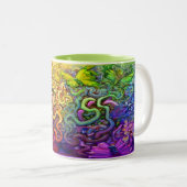 Pixies Rainbow Two-Tone Coffee Mok (Voorkant rechts)