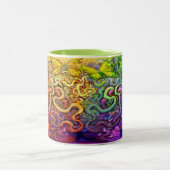 Pixies Rainbow Two-Tone Coffee Mok (Center)