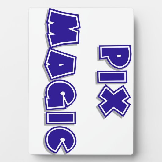 PixMagic Custom Photo met easel 7x5 Fotoplaat (voorkant)