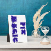PixMagic Custom Photo met easel 7x5 Fotoplaat (Zijkant)
