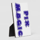 PixMagic Custom Photo met easel 7x5 Fotoplaat (Zijkant)