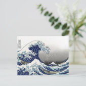 PixPix, Great Wave, Hokusai, 飾 の 神 Dezines 北 Dezin Briefkaart (Staand voorkant)
