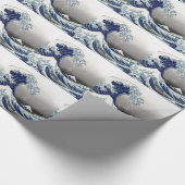 PixPix, Great Wave, Hokusai, 飾 の 神 Dezines 北 Dezin Cadeaupapier (Hoek)