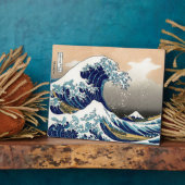 PixPix, Great Wave, Hokusai, 飾 の 神 Dezines 北 Dezin Fotoplaat (Zijkant)