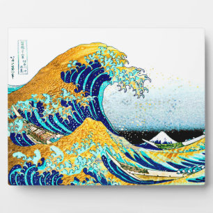 PixPix, Great Wave, Hokusai, 飾 の 神 Dezines 北 Dezin Fotoplaat