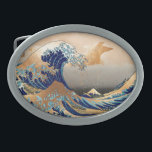 PixPix, Great Wave, Hokusai, 飾 の 神 Dezines 北 Dezin Gesp<br><div class="desc">PixDezinves  van Japanse kunst met faux gouden accenten. De Grote Golf van Kanagawa is een van de meest zichtbare ter wereld. The artiest Hokusai,  1832 (Edo Period). Het plaatsen van kinami als de grote golven,  NIET tsunami. Digitaal verbeterd door PixDezines. Copyright © 2008-2014 PixDezines.com™ en PixDezines™ op zazzle.com</div>