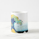 PixPix, Great Wave, Hokusai, 飾 の 神 Dezines 北 Dezin Koffiemok (Center)