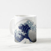 PixPix, Great Wave, Hokusai, 飾 の 神 Dezines 北 Dezin Koffiemok (Voorkant links)
