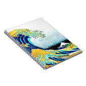 PixPix, Great Wave, Hokusai, 飾 の 神 Dezines 北 Dezin Notitieboek (Rechterzijde)