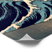 PixPix, Great Wave, Hokusai, 飾 の 神 Dezines 北 Dezin Poster (Hoek)