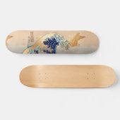 PixPix, Great Wave, Hokusai, 飾 の 神 Dezines 北 Dezin Skateboard (Horizontaal)