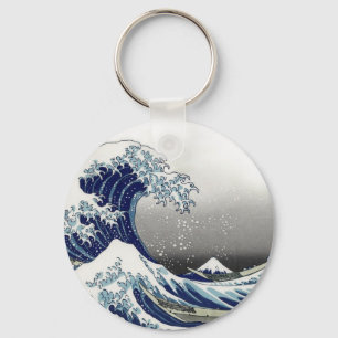 PixPix, Great Wave, Hokusai, 飾 の 神 Dezines 北 Dezin Sleutelhanger