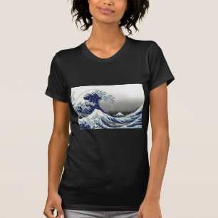 PixPix, Great Wave, Hokusai, 飾 の 神 Dezines 北 Dezin T-shirt