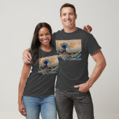 PixPix, Great Wave, Hokusai, 飾 の 神 Dezines 北 Dezin T-shirt (Unisex)