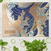 PixPix, Great Wave, Hokusai, 飾 の 神 Dezines 北 Dezin Theedoek (Gevouwen)