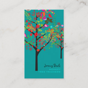 PixZines RETRO TREE TRIMMER ♥/DIY Visitekaartje