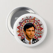 Piyush "Bobby" Jindal voor president 2016 Ronde Button 7,6 Cm (Voorkant /achterkant)