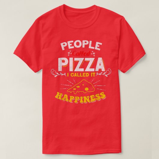 Pizza 1198  t-shirt (Design voorkant)