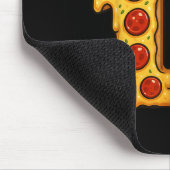 Pizza 11e verjaardag 11 jaar oud feest Pet Bday Bo Muismat (Hoek)