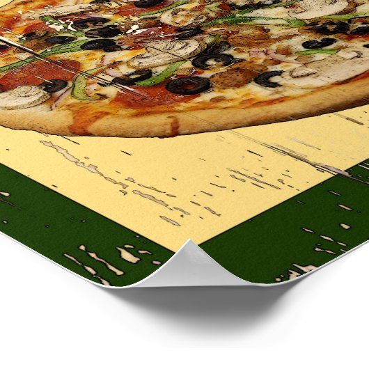 Pizza 2 poster (Hoek)