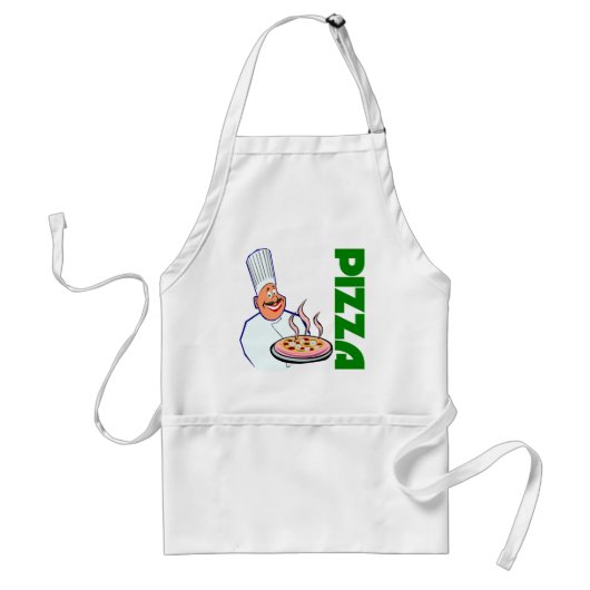 Pizza - 4 standaard schort (Voorkant)