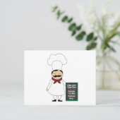 Pizza #5 Recipe Card Briefkaart (Staand voorkant)