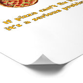 Pizza 5 Sticker  Poster (Hoek)