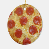 PIZZA aangepaste versiering Keramisch Ornament (Links)