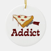 Pizza Addict Keramisch Ornament (Voorkant)