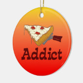 Pizza Addict Keramisch Ornament (Links)