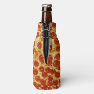Pizza Afdrukken Geïsoleerde flacon of Koelbox Flesjeskoeler