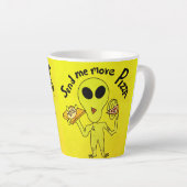 pizza alien latte mok (Rechterhoek)