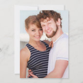 Pizza Amore Photo Wedding Save The Date (Achterkant)