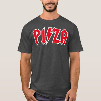 Pizza and Rock Music, Pizzeria, Hard Rock, Rock n T-shirt
