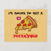 Pizza Ansichtkaart Briefkaart (Voorkant)