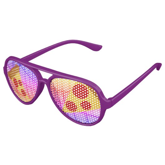  pizza aviator zonnebril (Gekanteld)