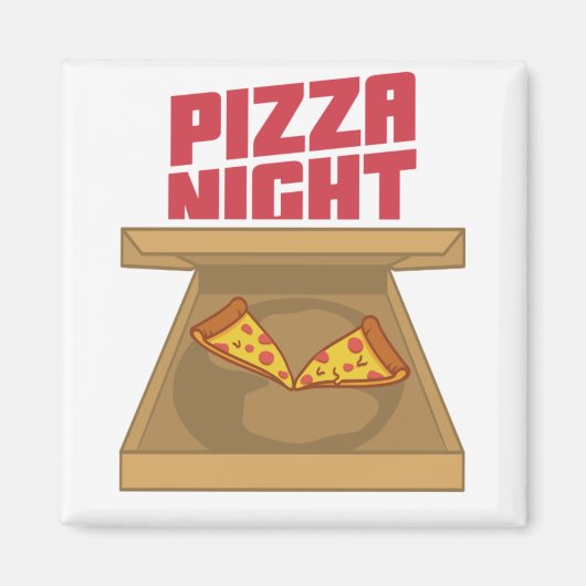Pizza Avond Magneet (Voorkant)