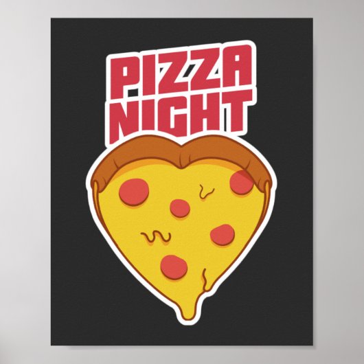 Pizza Avond Poster (Voorkant)