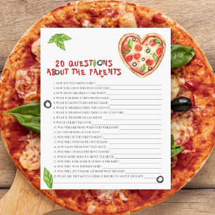 Pizza baby shower 20 vragen over de ouders